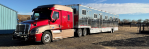 Charlie Gibson Horse Transportation truck and trailer picture